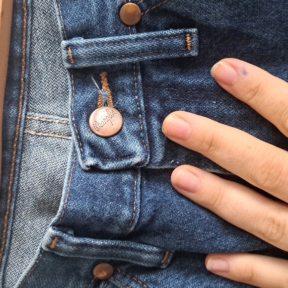 Vintage Men's Wrangler Jeans - Size 28x34 / XS/S - Dark Wash 1980's Jeans - Picture 4 of 11